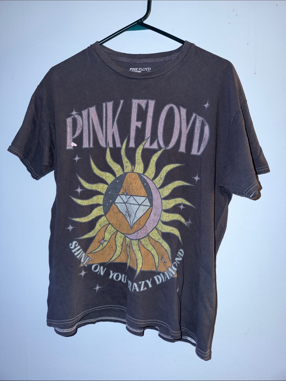 Pink Floyd men medium Black Graphic Tee - Shine On Your Crazy Diamond